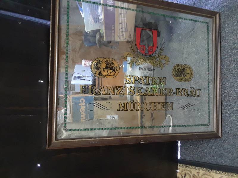 lot 107 image: GERMANY BEER MIRROR SIGN