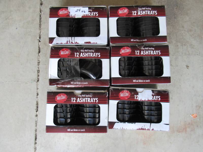 lot 24 image: ASHTRAYS