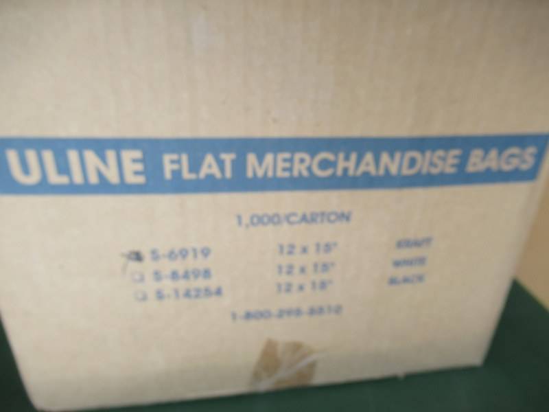 lot 66 image: ULINE BAGS
