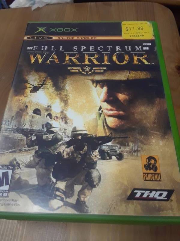 lot 108 image: 3 XBOX GAMES WARRIOR, MEDAL OF HONOR, CALL OF DUTY