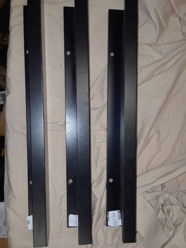 lot 34 image: 3 WOOD SHELFS FROM IKEA