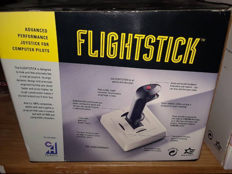 lot 85 image: PRO FLIGHT STICK FOR FLIGHT SIMULATION