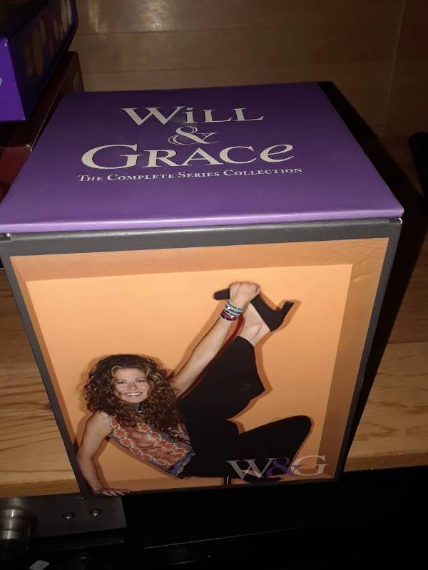 lot 74 image: WILL AND GRACE COMPLETE SERIES COLLECTION 33 DVD COLLECTION