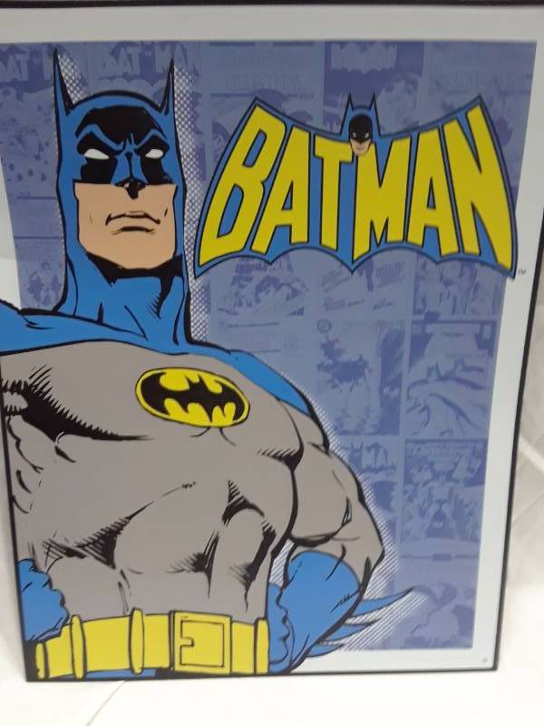 lot 61 image: METAL BATMAN SIGN