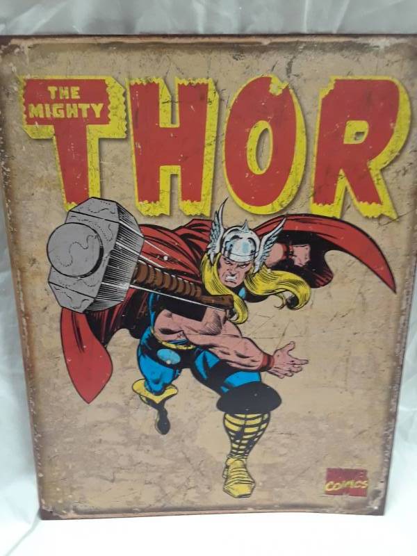 lot 56 image: METAL THOR SIGN