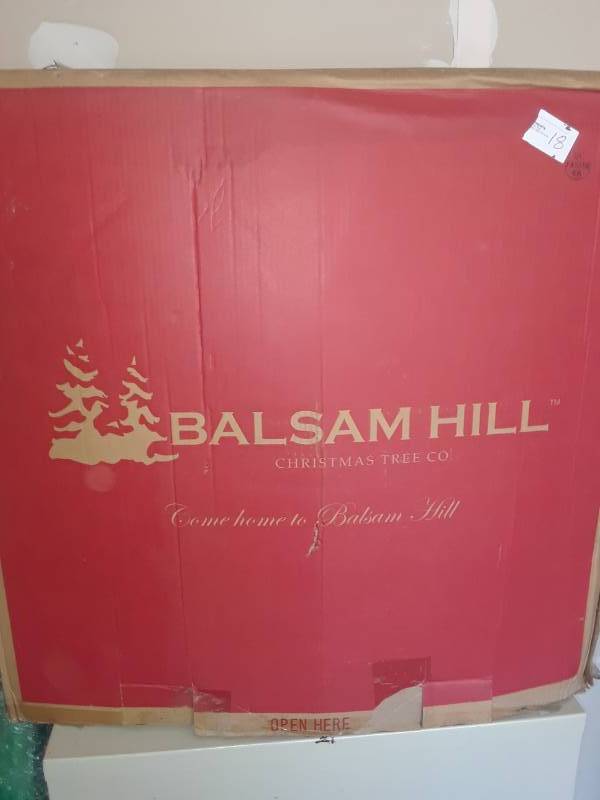 lot 46 image: BALSAM HILL PINE 7 12 TALL CHRISTMAS TREE