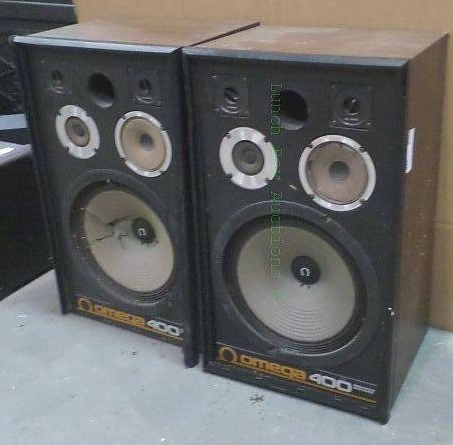 REFERENCE STANDARD OMEGA 400 SPEAKERS SPEAKERS AND AMPLIFIER