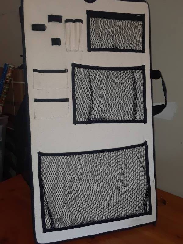 lot 41 image: GIFT WRAP HANGING ORGANIZER