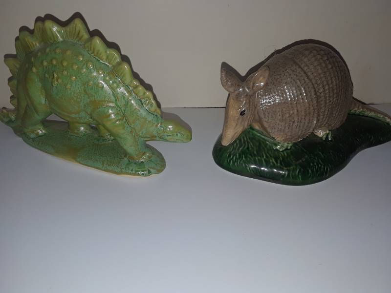 lot 53 image: LOT OF TWO CERAMIC ANIMALS