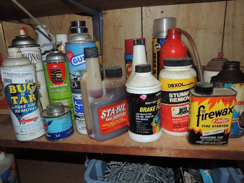 lot 544 image: Fire starter, sealant, stump removal, pest block, fuel stabilizer