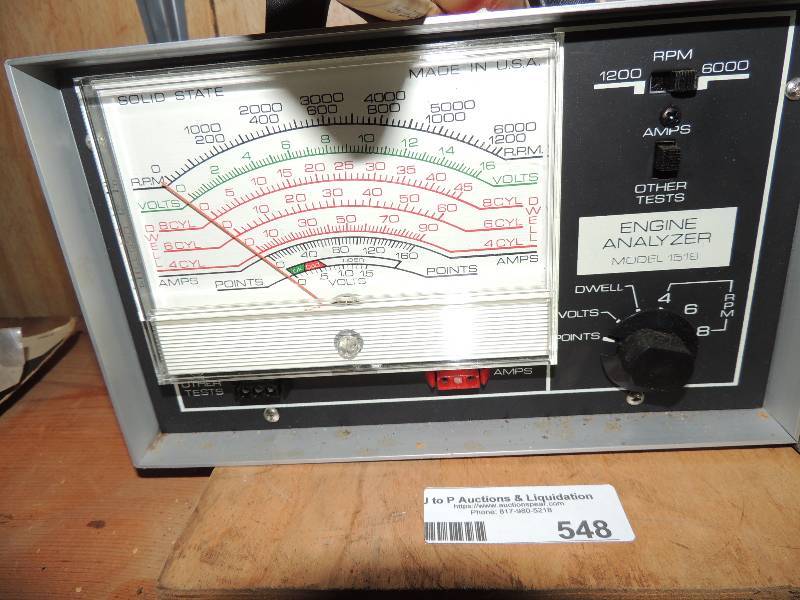 lot 548 image: Actron Engine Analyzer (NEW) with paperwork