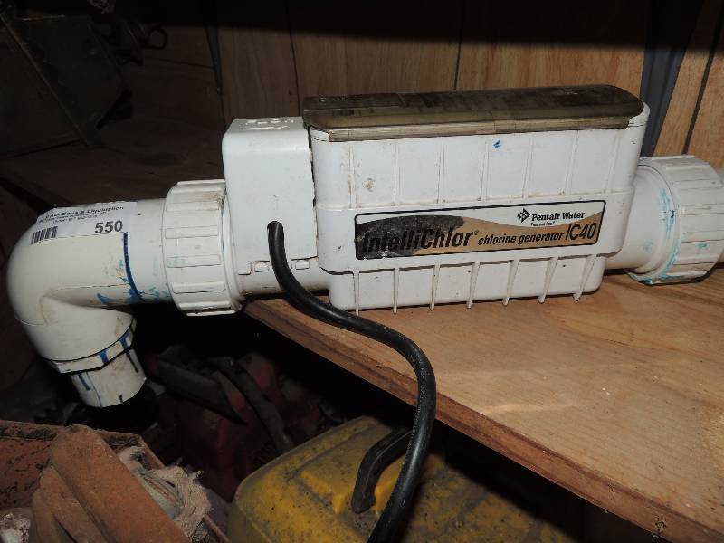 lot 550 image: Intelecor Pool generator (used. Unknown working condition)