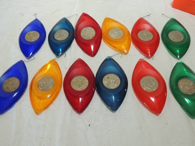 lot 455 image: Goebel 12 days of Christmas ornaments