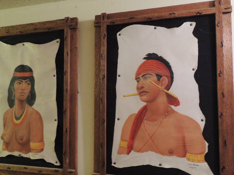 lot 681 image: INDIO & INDIA WAIKA  ART BY YEREF  EACH IS 32 X 24