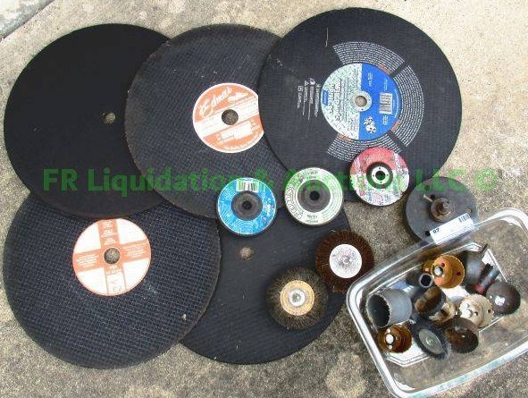 lot 28 image: 14 high speed metal cutting wheels and more