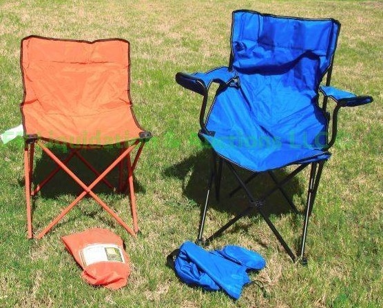 lot 47 image: Fold-able camping chairs