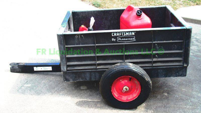 lot 85 image: Craftsman by Rubbermaid utility cart