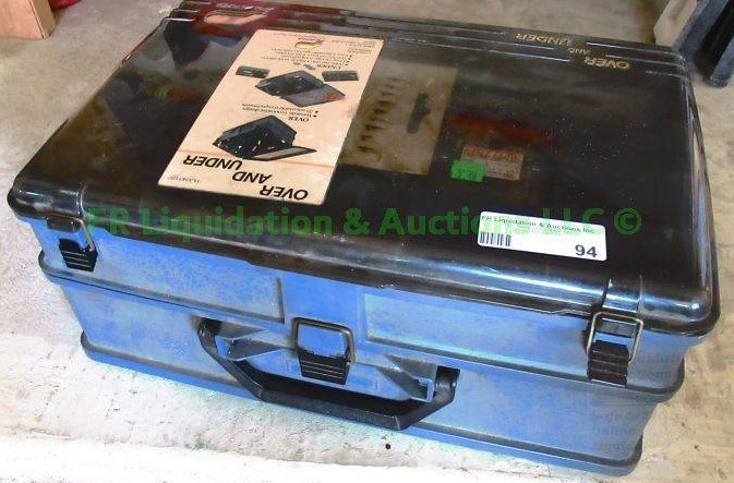 lot 94 image: Over and Under fishing tackle box with tackle