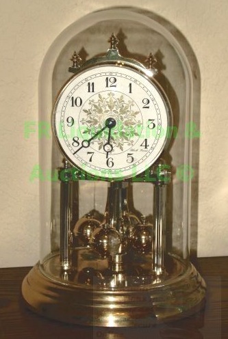 lot 113 image: Black Forest made in Germany anniversary clock