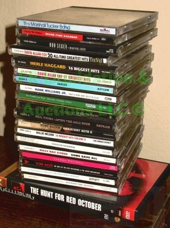 lot 109 image: Assorted music CDs as shown