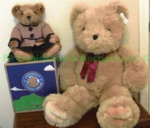 lot 104 image: The Vermont teddy bear company stuffed bear plus