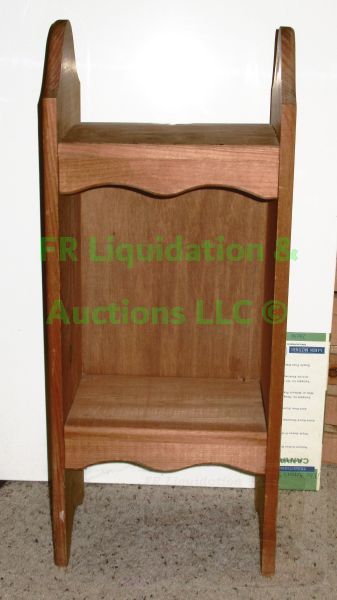 lot 141 image: Retro solid wood telephone stand