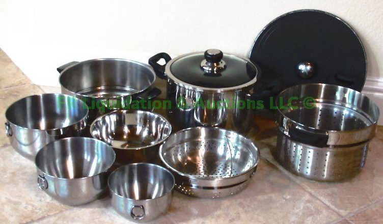 lot 128 image: Farberware & Ultrex vantage stainless steel bake-ware