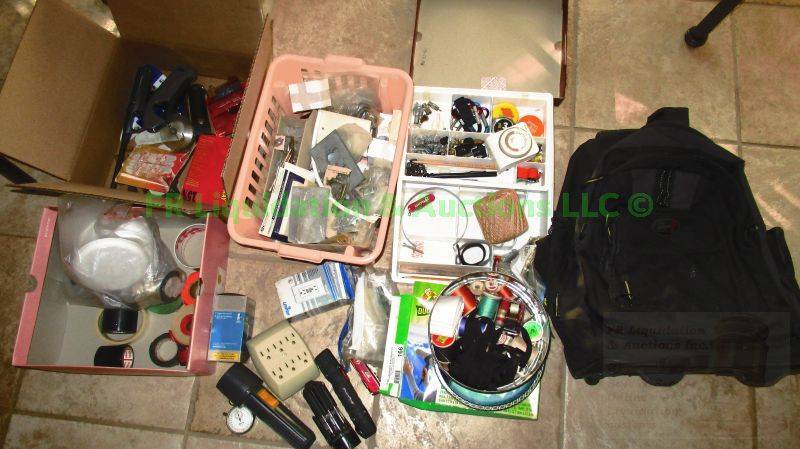 lot 166 image: Assorted household hardware as shown