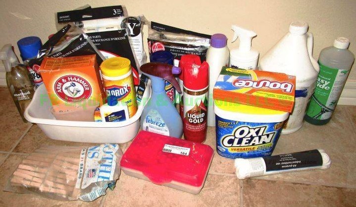 lot 164 image: Assorted household cleaners and more