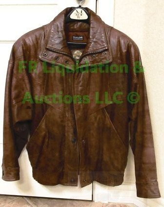 lot 178 image: Adventure bound Leather bomber jacket