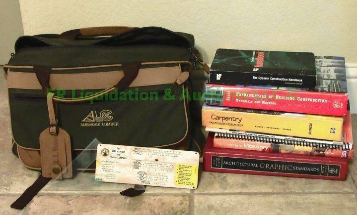 lot 185 image: Contractors bibles and L.L. Bean carry tote
