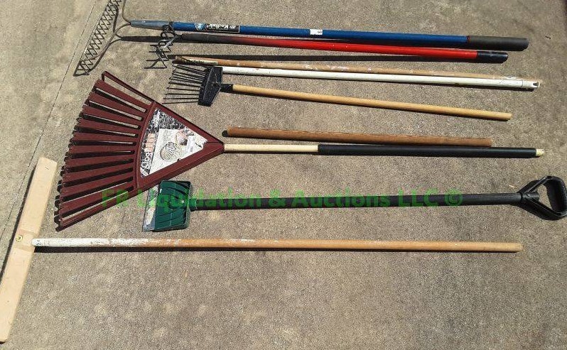 lot 201 image: Yard tools as shown