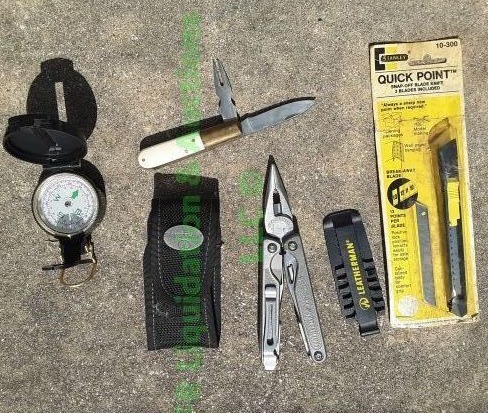 lot 193 image: Leatherman multi tool and more