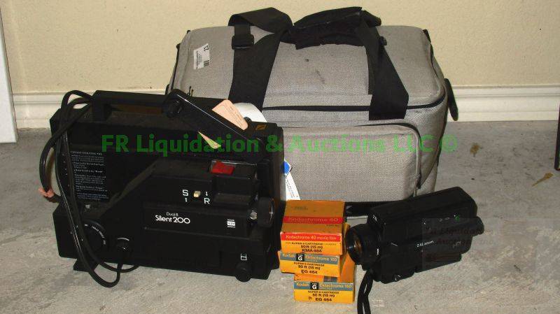 lot 23 image: Retro Kodavision 2400 camcorder and more