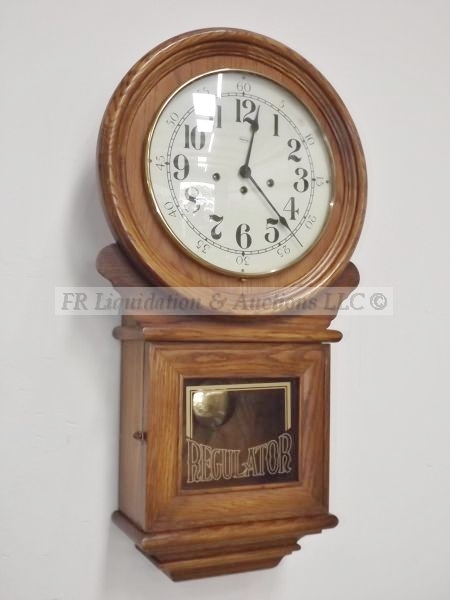lot 34 image: Regulator clock