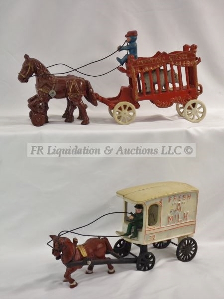 lot 57 image: Cast iron toys