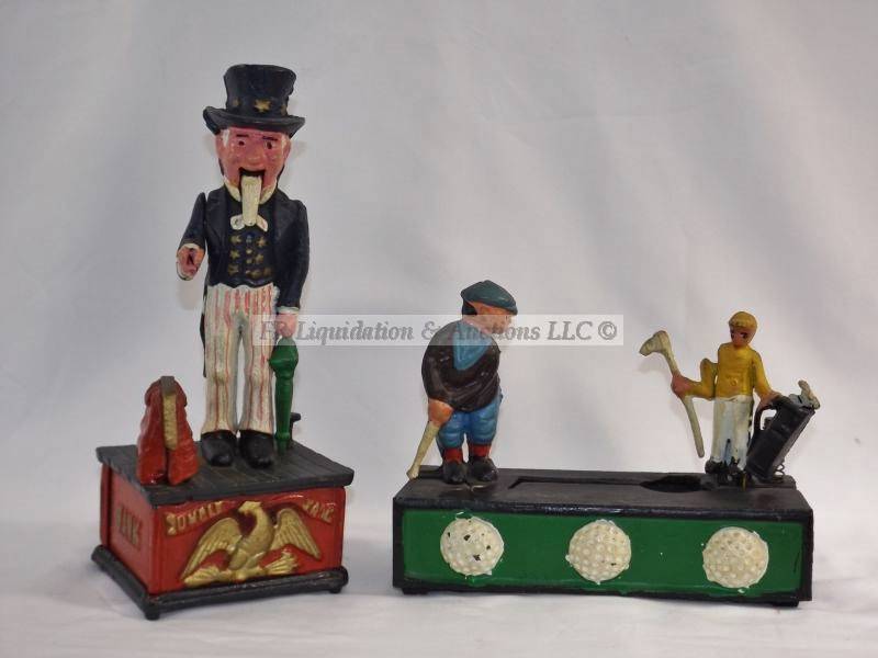 lot 58 image: Cast iron toys