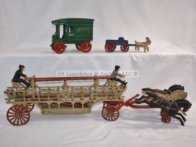 lot 60 image: Cast iron toys