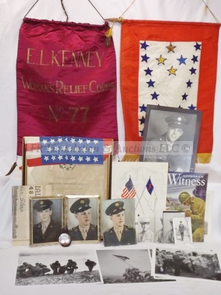 lot 92 image: WW2 memorabilia