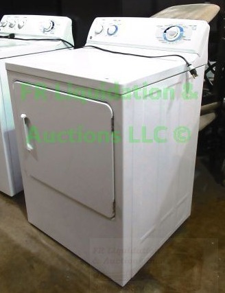 lot 7 image: GE clothes dryer model DBXR463GG1WW