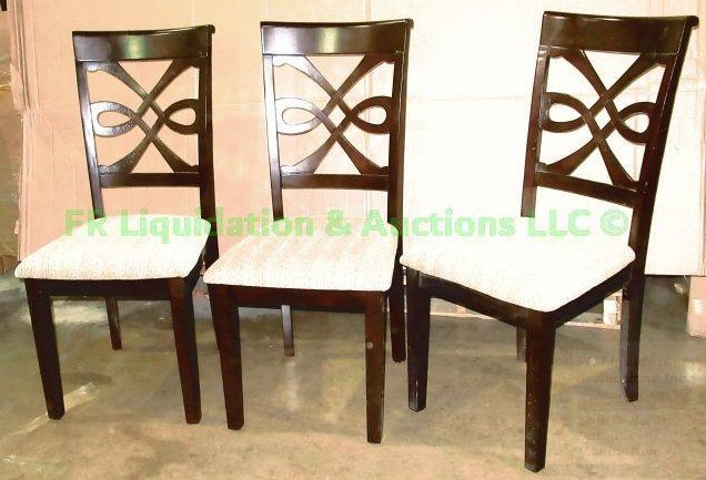 lot 15 image: Coaster fine furniture dining chairs