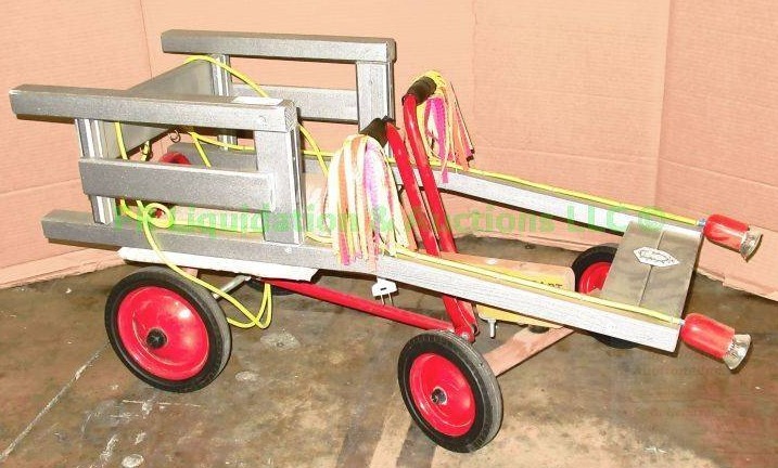 lot 28 image: Customized Radio Flyer Row-Cart
