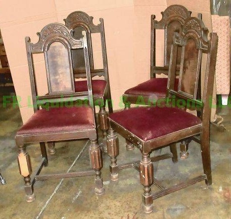 lot 46 image: Mid century English dining chair set