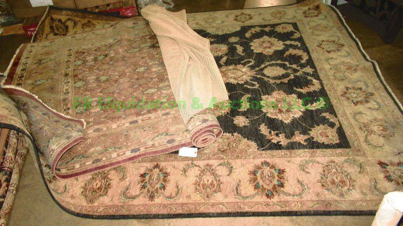 lot 49 image: Casani (8 x 10) and Aja (10 x 7ft) large area rugs, 2 count