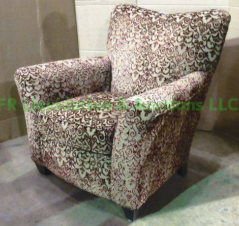 lot 47 image: Occasional plush arm chair, very comfortable