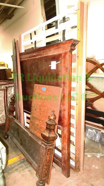 lot 68 image: Panel bed head and foot board plus, 65 wide x 68 tall