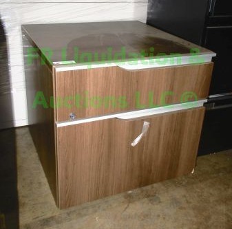 lot 86 image: Group Lacasse double drawer file cabinet, 24 x 24 x 21
