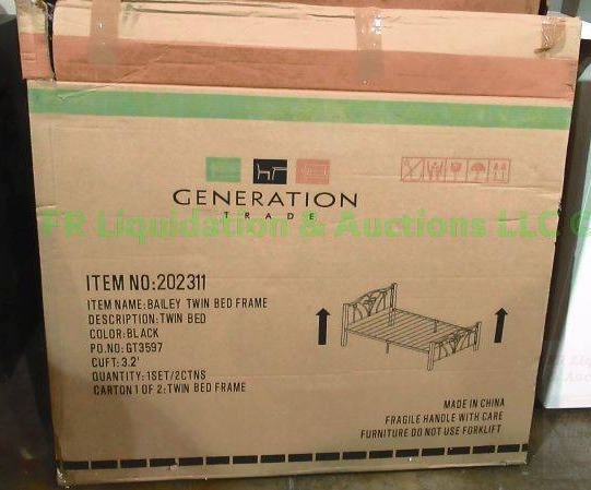 lot 125 image: Generation trade Bailey twin bed model 202311
