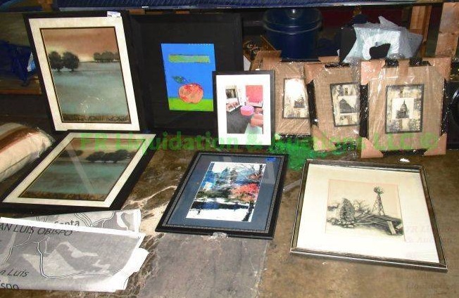 lot 206 image: Assorted framed prints as shown