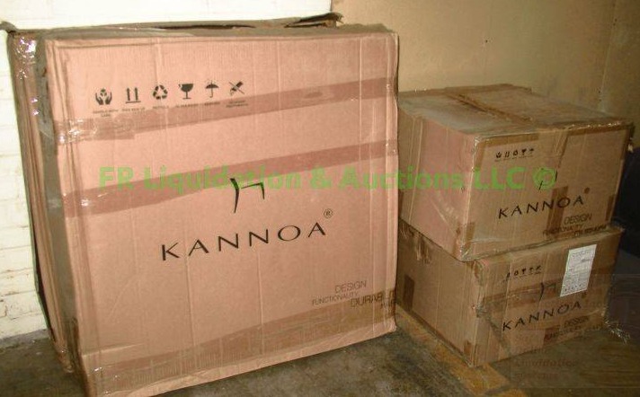 lot 218 image: Kannoa urban large coffee table in box, damaged written on box side